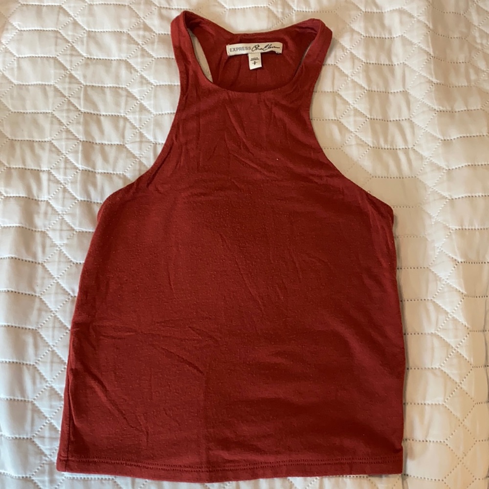 Burnt orange crop top 🧡